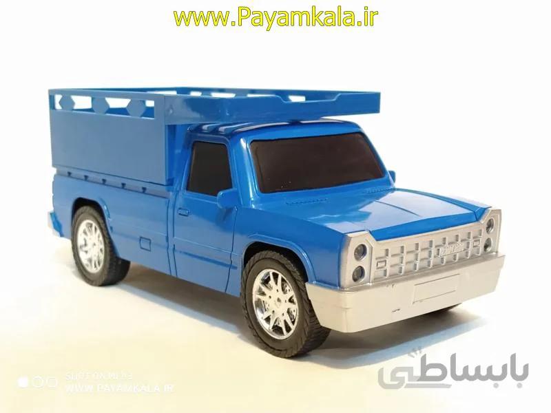 اسباب بازی ماشین نیسان سالار پلاستیکی رنگ آبی