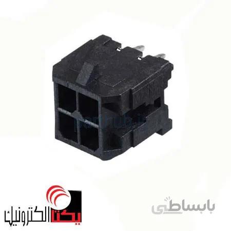 کانکتور ATX MICR نری صاف4 پینMINI FIT (2*2 پین)