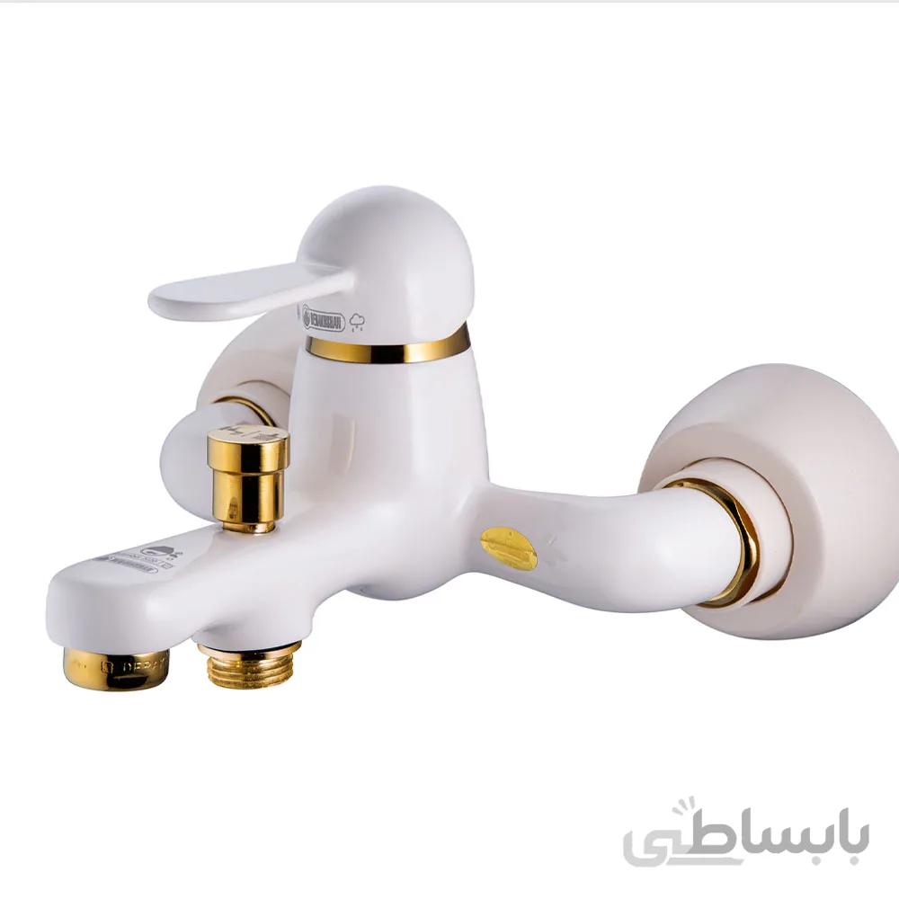 شیر حمام درخشان مدل هوکا وایت