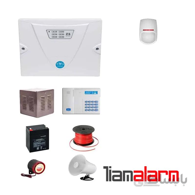 پکیج دزدگیر اماکن با سیم مدل کلاسیک سیم کارتی و تلفنی CGPY1