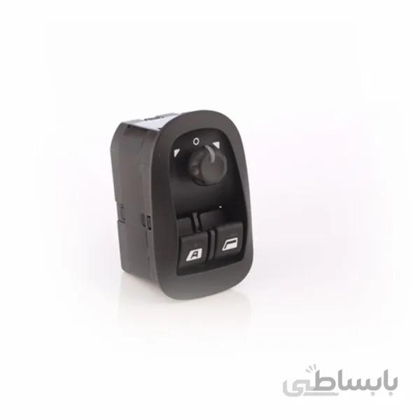 کلید آینه و شیشه بالابر درب جلو پژو 206 تیپ 5 کروزی سوکت جدید