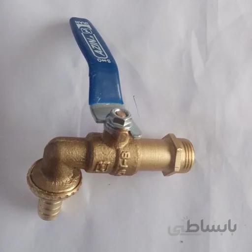 شیر حیاطی ایران شیر دسته گازی بلند سایز 1/2