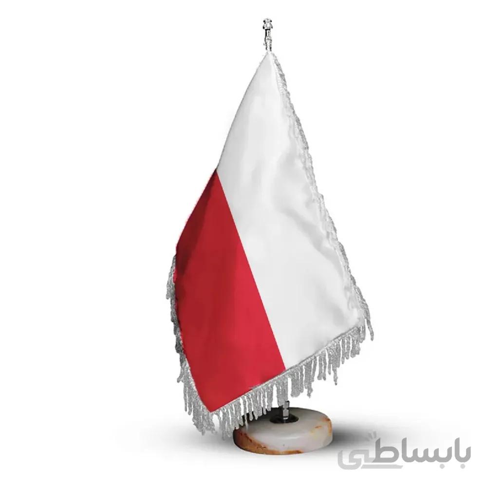 پرچم تشریفات و رومیزی کشور لهستان کد P519