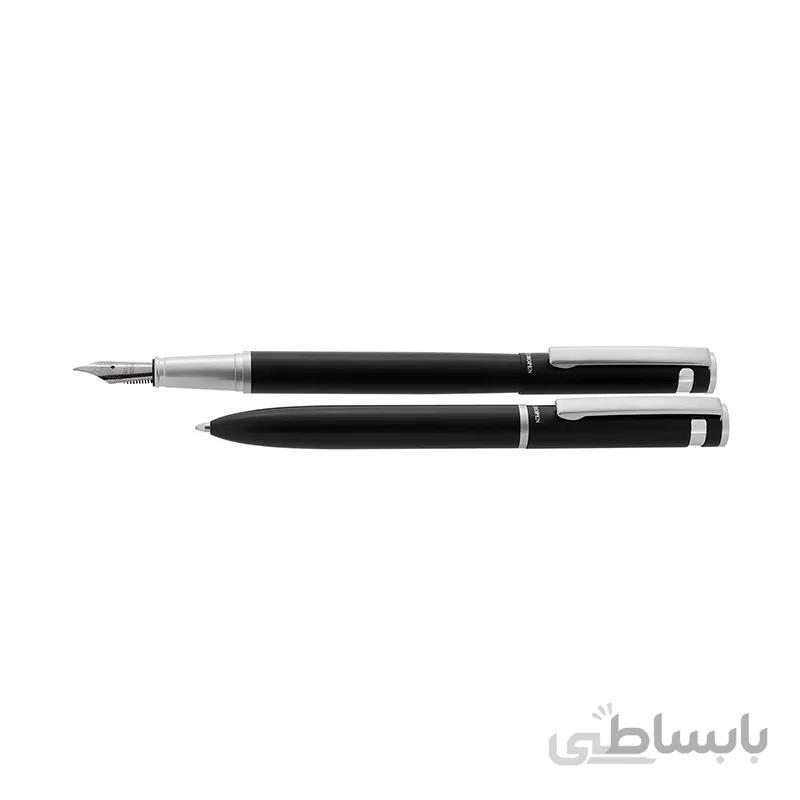 ست جفتی خودکار و خودنویس یوروپن MOCO مشکی مات