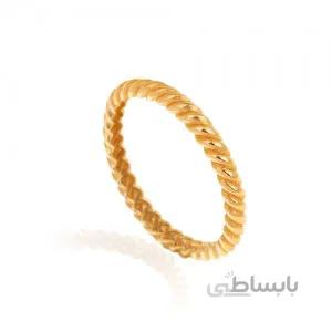 انگشتر طلا طرح پیچ کد CR496