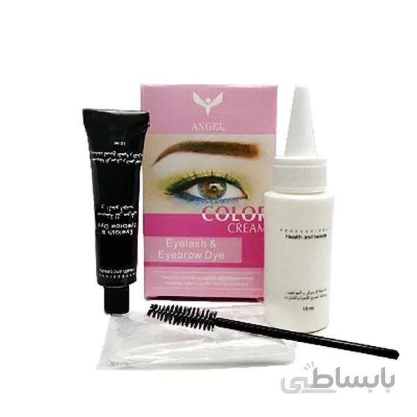 رنگ مژه و ابرو آنجل (قهوه ای تیره)