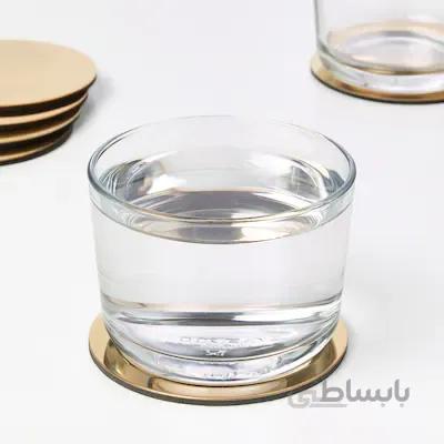 زیرلیوانی طلایی ایکیا مدل GLATTIS