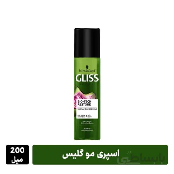 اسپری مو گلیس دوفاز برای موهای حساس و آسیب دیده
