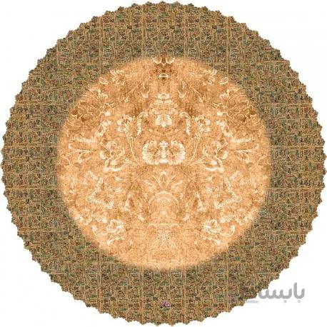 رومیزی مخمل گرد کوفی