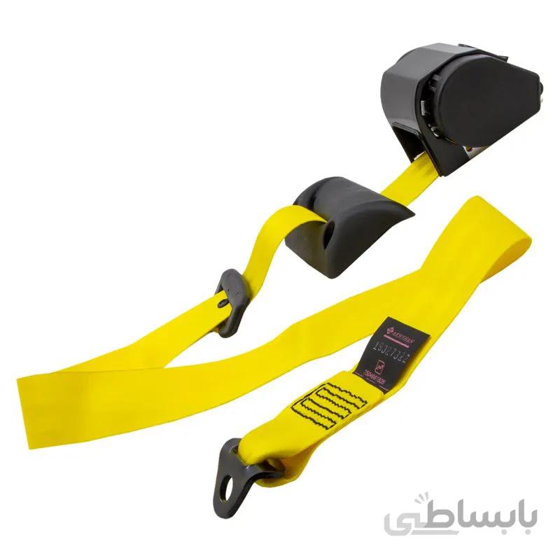 کمربند عقب وسط پژو ۲۰۶ هاچ بک رنگ زرد