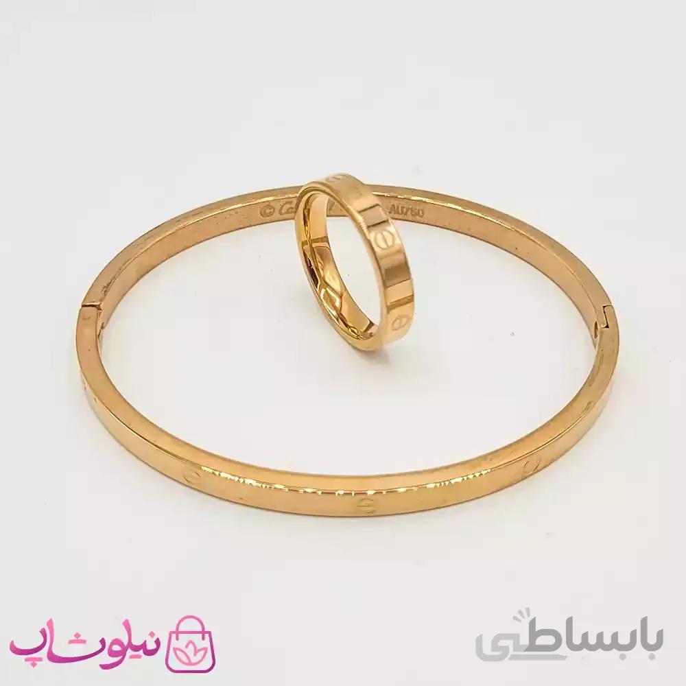 ست انگشتر و دستبند مردانه و زنانه کارتیه
