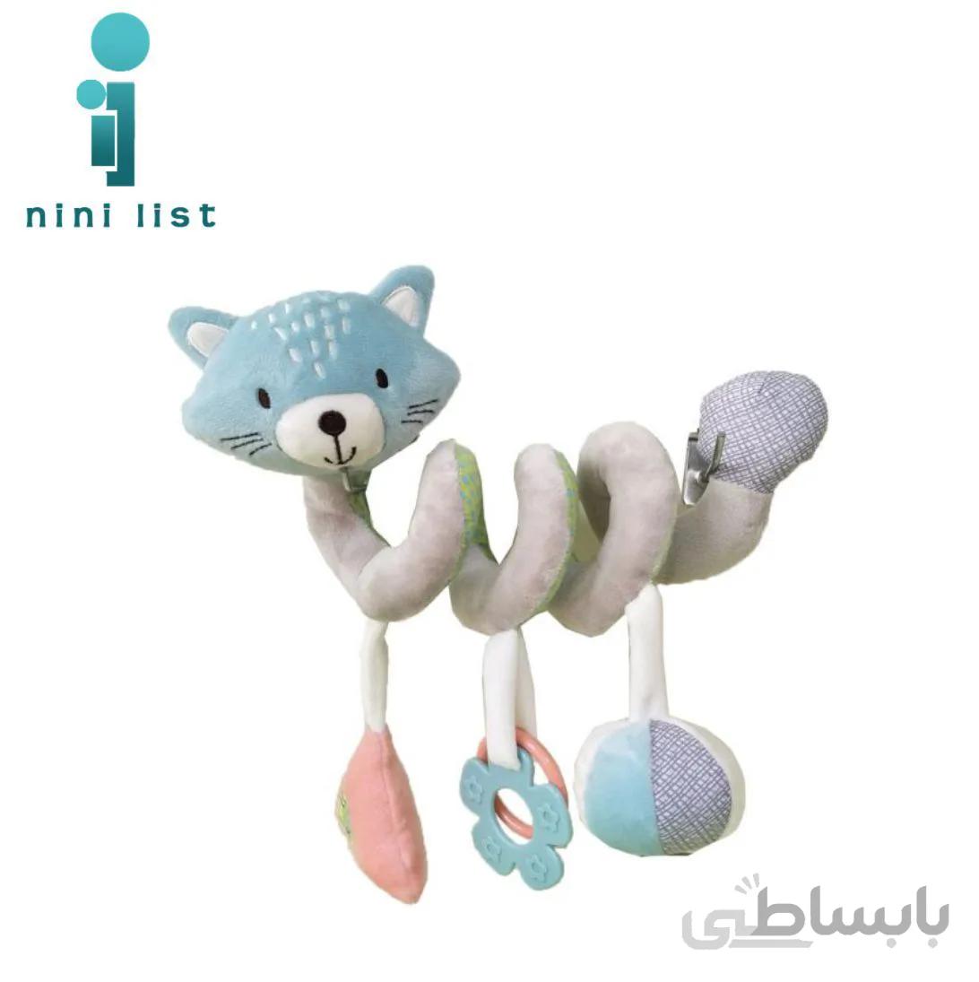 آویز مارپیچ گربه Kikkaboo مدل Cat horizontal spiral