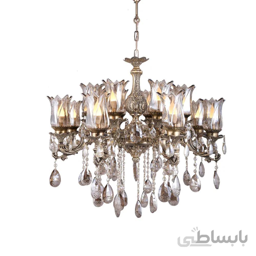 لوستر انگوری دوبل شاخه کوچک