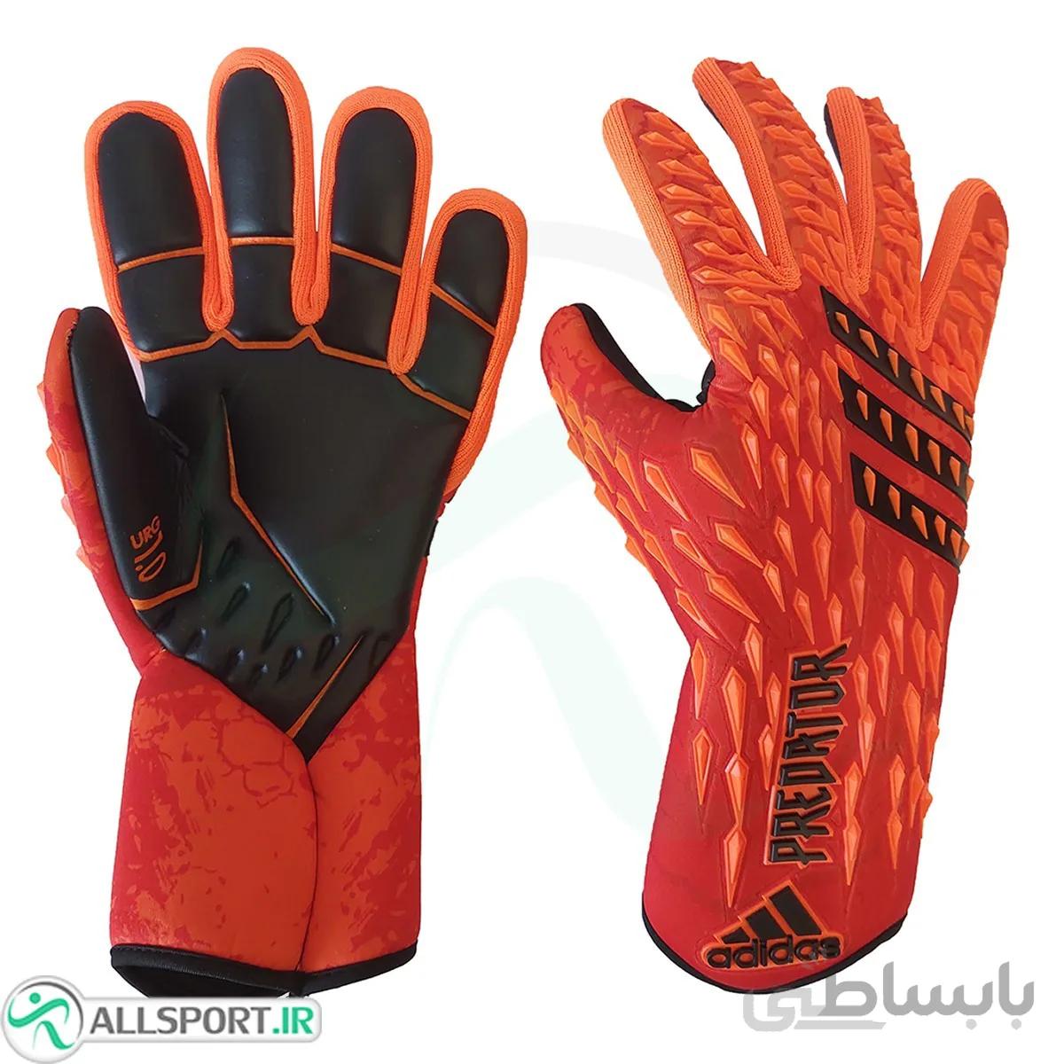 دستکش دروازه بانی آدیداس پردیتور طرح اصلی Adidas Predator Pro Goalkeeper Orange