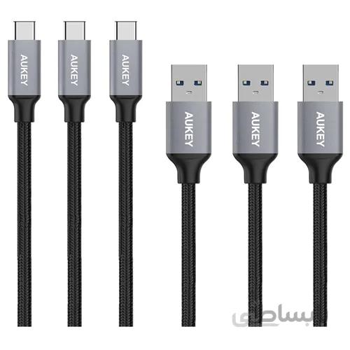 کابل تبدیل USB به USB-C آکی مدل CB-CMD1 طول 1 متر