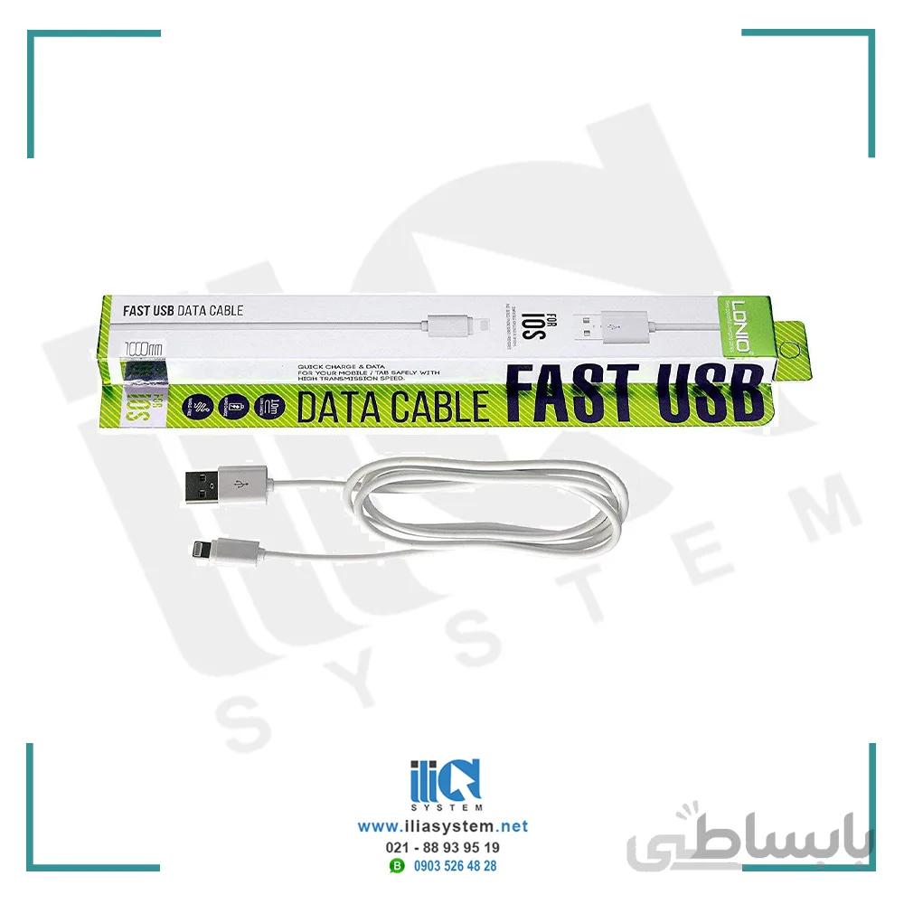 کابل تبدیل USB به لایتنینگ الدینیو مدل SY-03 طول 1 متر