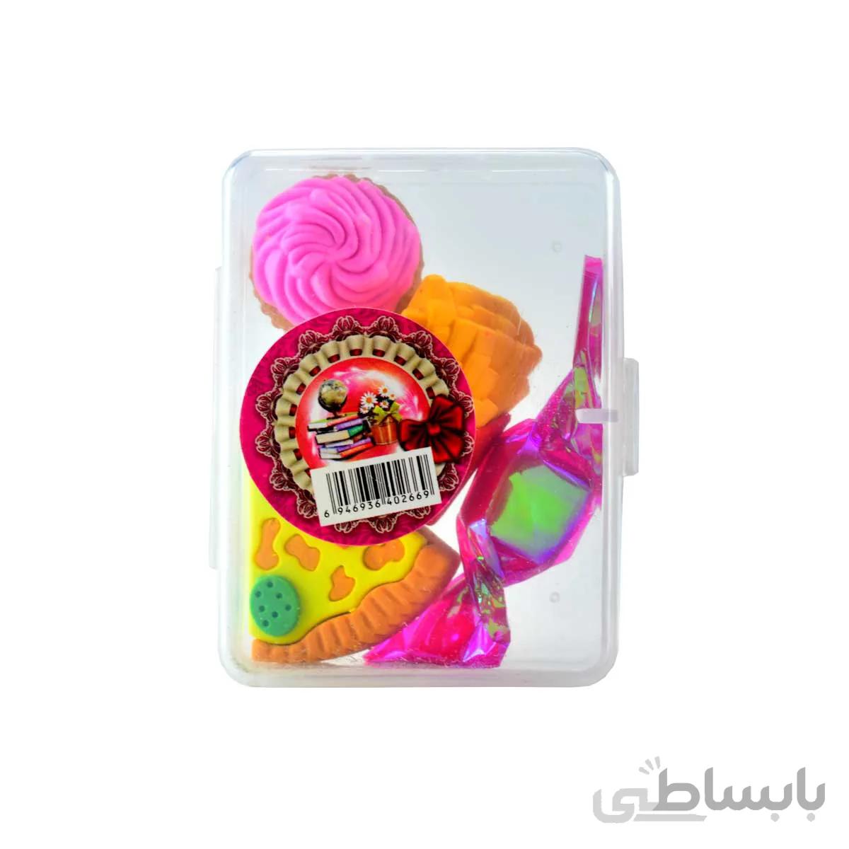 پاک کن فانتزی جعبه دار مدل پیتزا ا Fantasy Eraser