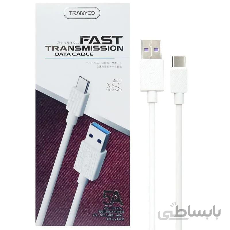 کابل فست شارژ 5A ترنیو مدل Tranyoo X6-C