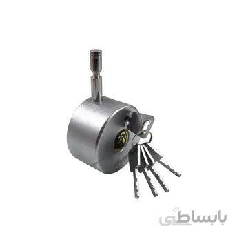 قفل پشت بسته گرد سه قاف سایز 80 اینچ