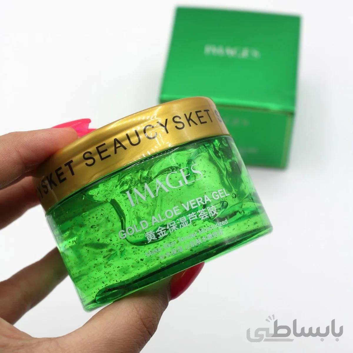 ژل مرطوب کننده آلوئه ورا ایمیجز Images natural gold forever aloe vera gel