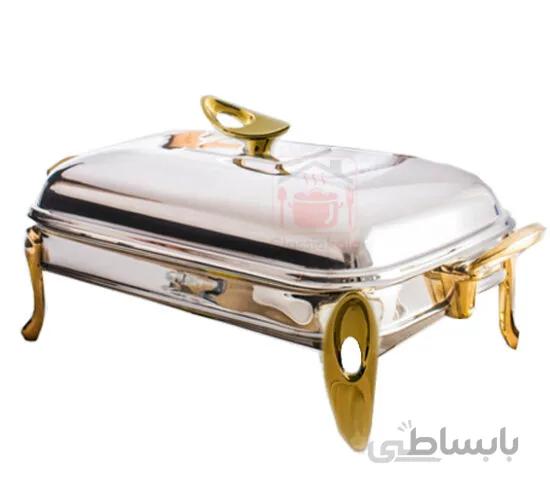 سوفله مستطیل بزرگ قایقی طلایی یونیک کد UN-3849 — تصویر 1