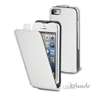 قاب محافظ گوشی Iphone5 با در مغناطیسی+یک محافظ صفحه نمایش هدیه