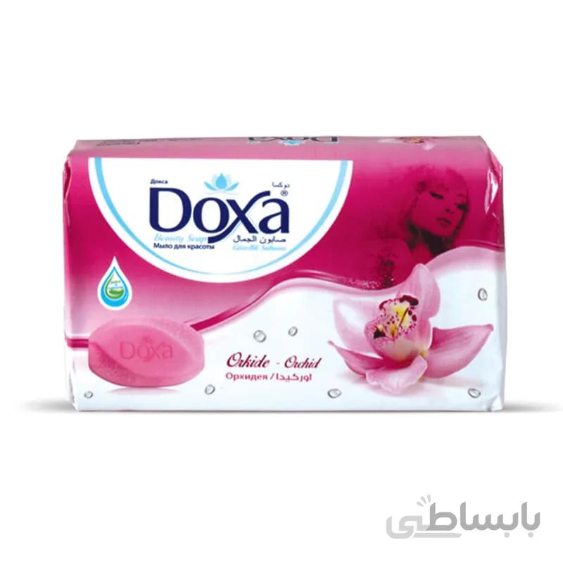 صابون دوکسا 125 گرم با رایحه گل ارکیده بسته 4 عددی