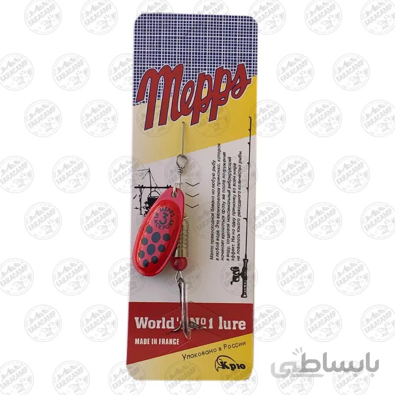 لانسه ماهیگیری مپس قرمز خال مشکی سایز 3