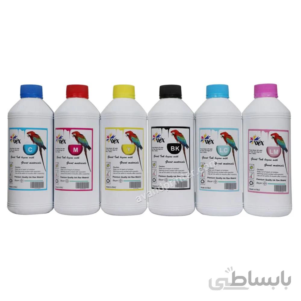 ست جوهر پرینتر اپسون 6 رنگ Epson WOX 1000ml