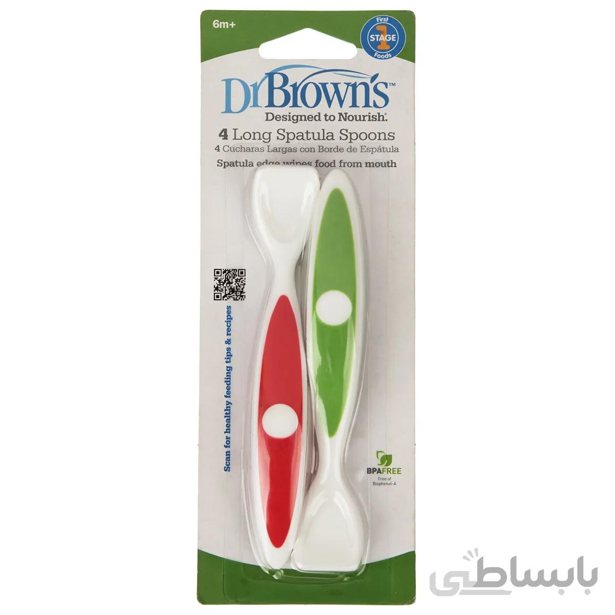 قاشق دکتر براونز مدل 740 بسته 4 عددي ا DrBrowns 740 Spoon Pack Of 4