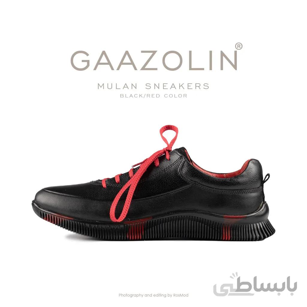 کتانی مولان گازولین مشکی/قرمز – GAAZOLIN Mulan Black/Red Color