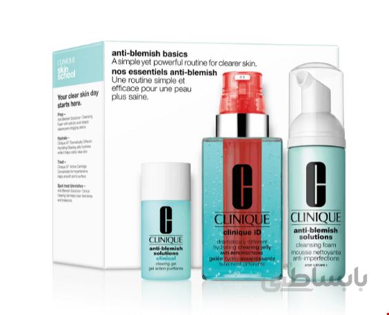 پک مراقبتی ضد لک ضد جوش کلینیک آمریکا Anti-Blemish Basics Set (ارسال از آلمان 7 تا 14 روز کاری)