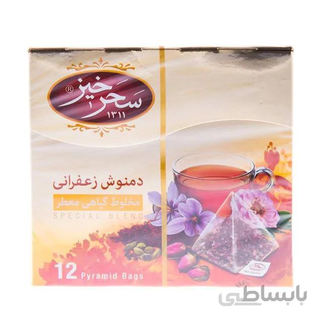 دمنوش زعفرانی سحرخیز ۱۲ عددی ا -