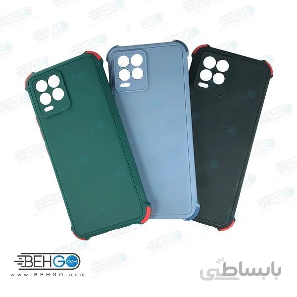 قاب گوشی موبایل ریلمی مدل 8Pro گارد ژله ای دکمه رنگی با محافظ لنز دوربین Realme 8 Pro