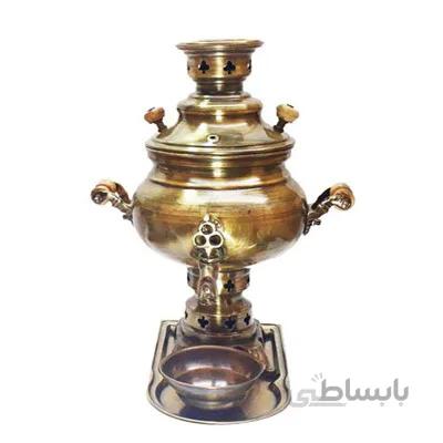 سماور 2 لیتری زغالی ساده روناک مدل نادیا