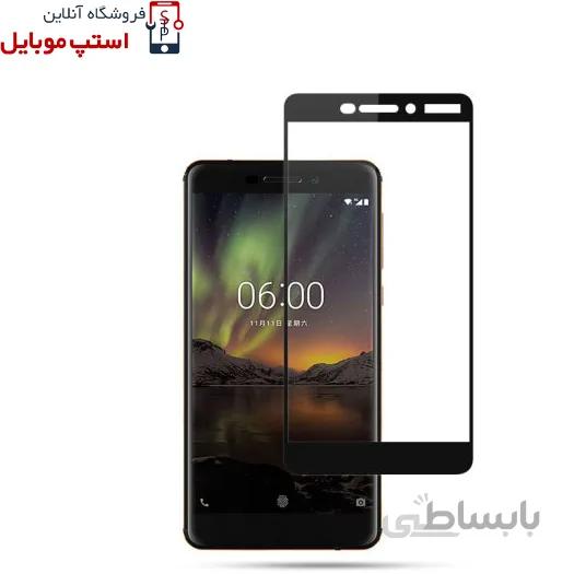 گلس نوکیا NOKIA NOKIA 6.1 مدل شیشه ای فول تمام صفحه