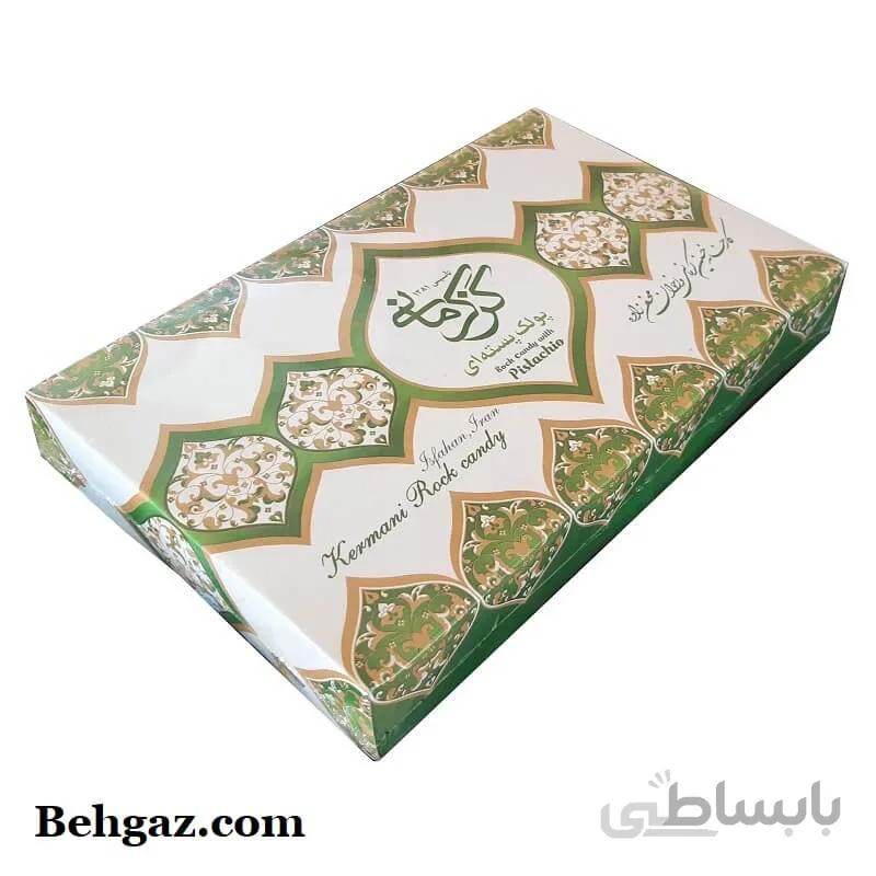 پولکی پسته ای گز کرمانی – 450 گرم