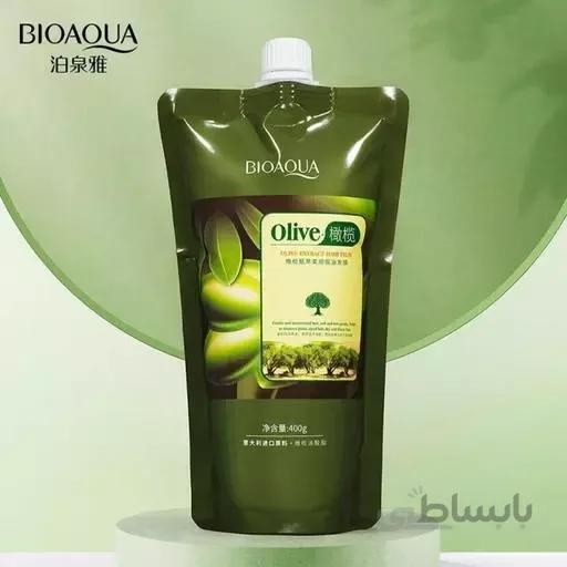 ماسک موی تقویت کننده و ضد ریزش بیوآکوا عصاره روغن زیتون