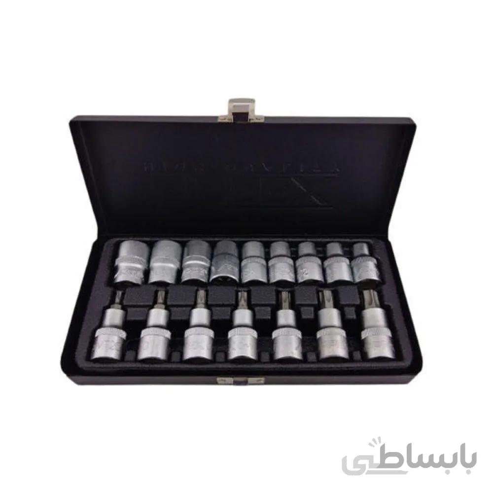 مجموعه 16 عددی سری آچار بیت اپکس کد APX6016