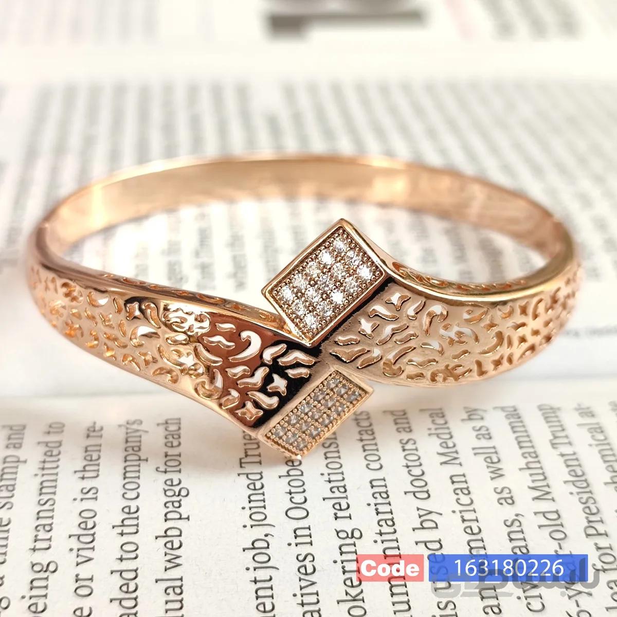 تکپوش دستبندی ژوپینگ طرح طلا