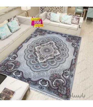 فرش ماشینی زمرد مشهد طرح 25066 طوسی