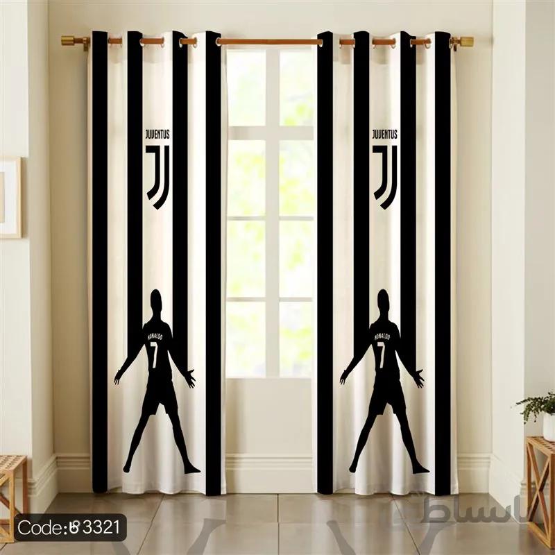 پرده پانچی کد341لوگوی یوونتوس