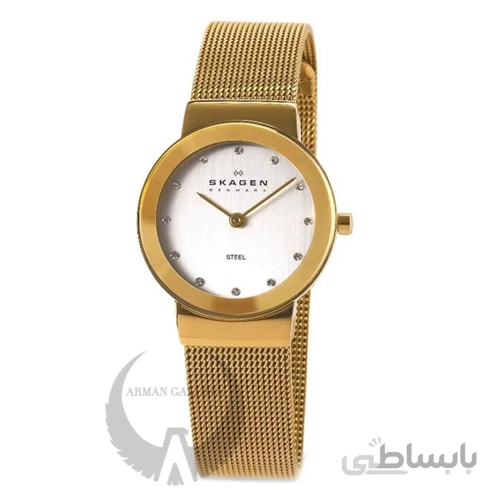 ساعت مچی آنالوگ زنانه اسکاگن ا skagen | 358SGGD