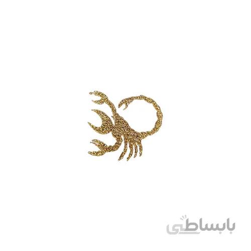 ورق طلا طرح دار ماه آبان سایز بزرگ