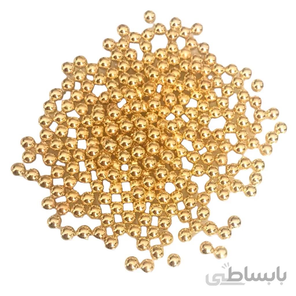 مروارید پانچ طلایی ( بسته 580 عددی)