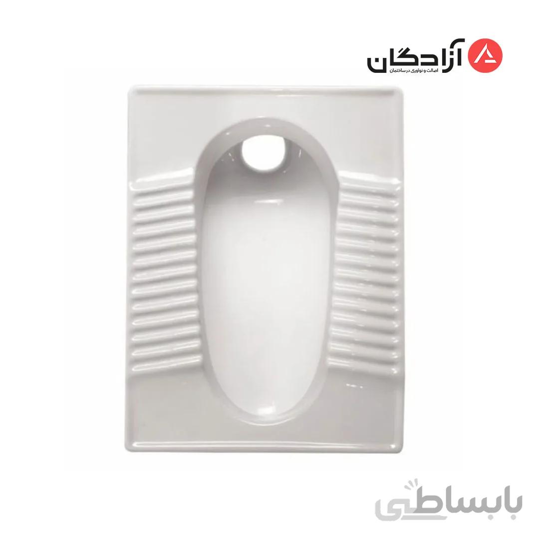 توالت ایرانی مروارید مدل فیروزه تخت