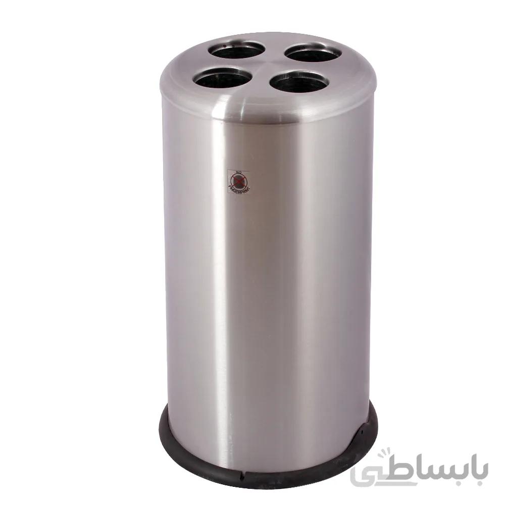 سطل لیوان یکبار مصرف بلند استیل 105