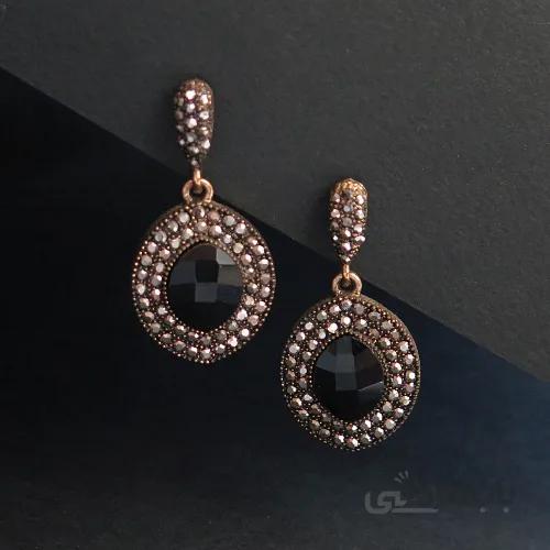 گوشواره سیاه قلم کد 465549