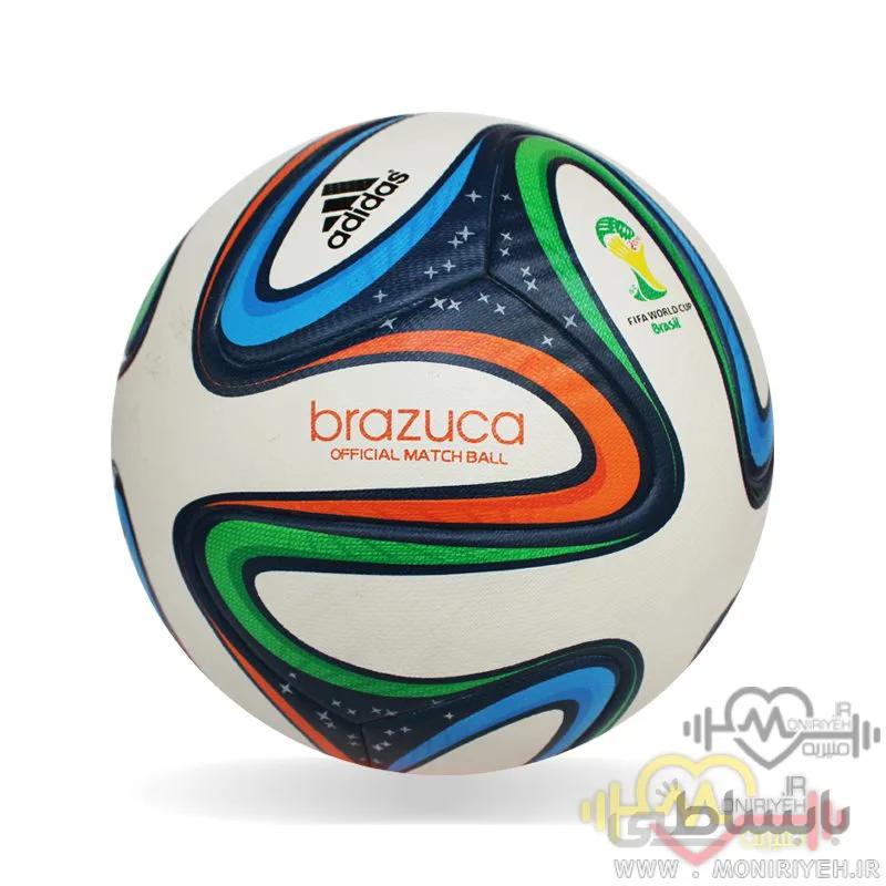 توپ فوتبال آدیداس جام جهانی ۲۰۱۴ برازوکا Adidas Brazuca