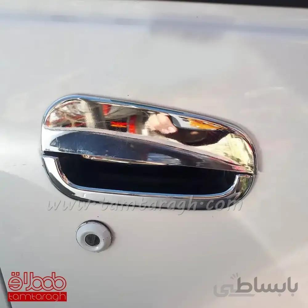 قاب روی دستگیره استیل تیبا